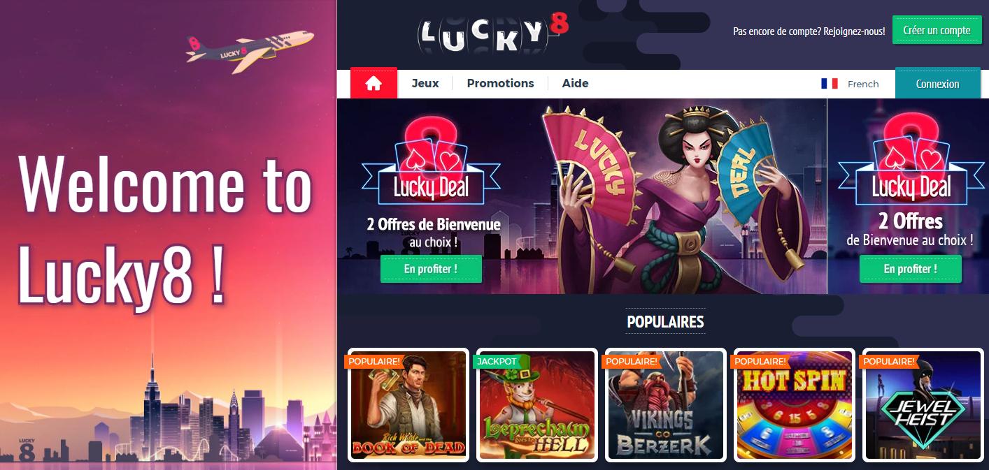 Lucky8 Casino avis : des promotions généreuses